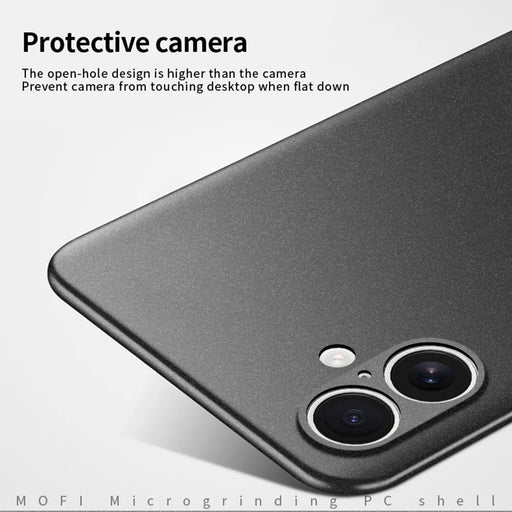 MOFI For iPhone 17 PC Case  Shield Matte Series Slim Fit Phone Cover - Black - 2