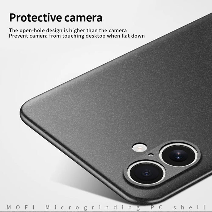 MOFI For iPhone 17 PC Case  Shield Matte Series Slim Fit Phone Cover - Black - 2