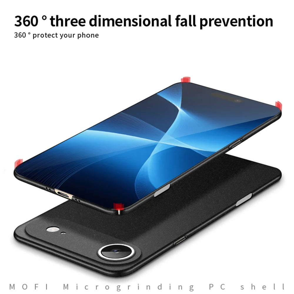 MOFI For iPhone Air PC Case  Shield Matte Series Slim Fit Phone Cover - Black - 4