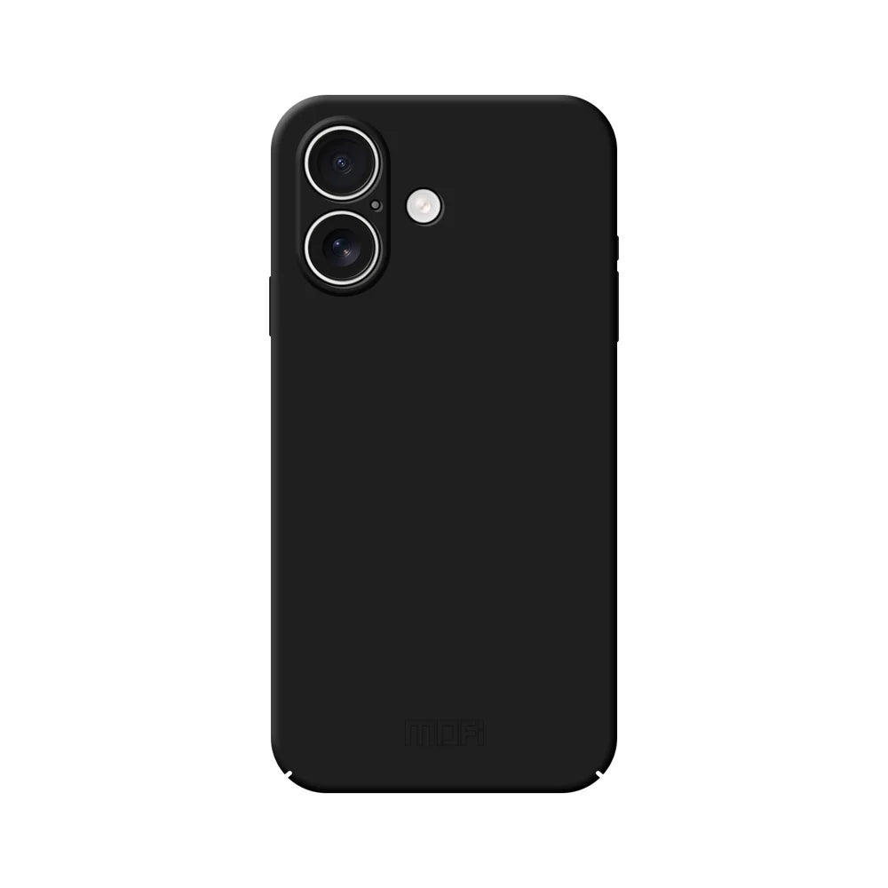 MOFI For iPhone 17 Phone Case  JK Qin Series Skin-Touch Matte Anti-fingerprint Back Cover - Black - 1