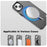 IMAK For iPhone 14 Plus Case Compatible with MagSafe Candy Color Anti Drop TPU + PET Back Cover - Black - 6