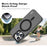 IMAK For iPhone 14 Pro Max Case Compatible with MagSafe Candy Color Anti Drop TPU + PET Back Cover - Black - 4
