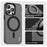 IMAK For iPhone 14 Pro Max Case Compatible with MagSafe Candy Color Anti Drop TPU + PET Back Cover - Black - 5