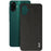 IMAK Ruiyi Series for Samsung Galaxy A07 4G Case Fabric Texture Leather + PC Phone Back Cover - Black - 3