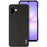 IMAK Ruiyi Series for Samsung Galaxy A07 4G Case Fabric Texture Leather + PC Phone Back Cover - Black - 4