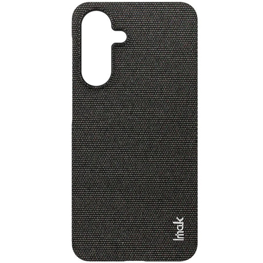 IMAK Ruiyi Series for Samsung Galaxy A17 5G / A17 4G Case Fabric Texture Leather + PC Phone Back Cover - Black - 2