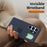 For Samsung Galaxy S25 Ultra Case Customizable Smart Key Control Wristband Kickstand PC + Silicone Phone Cover - Sapphire - 2