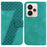 For Realme 15 Pro 5G  /  15 5G Stand Case 7-Shaped Pattern Imprint Leather Phone Cover with Strap - Green - 1