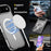 For iPhone Air Case Compatible with MagSafe PC + TPU Clear Phone Cover with Tempered Glass Screen Protector - Pink - 2