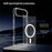 For iPhone Air Case Compatible with MagSafe PC + TPU Clear Phone Cover with Tempered Glass Screen Protector - Pink - 3