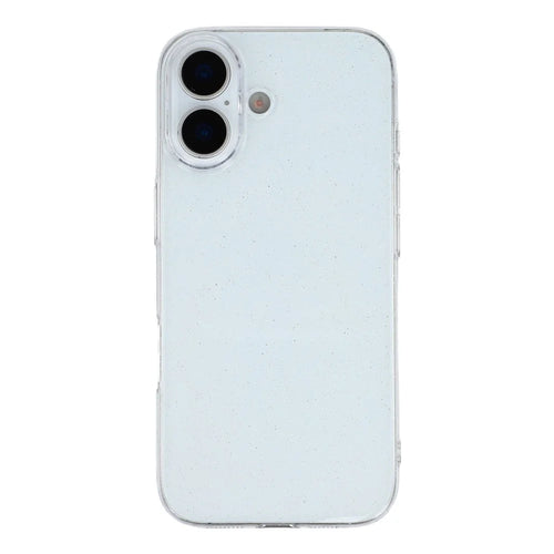 For iPhone 17 Case Glitter Transparent Hard PC Phone Cover - 1