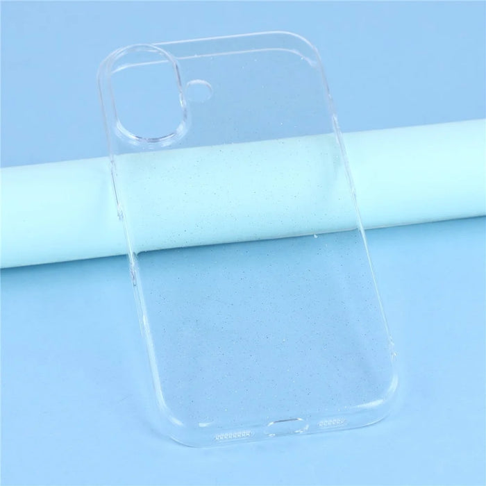 For iPhone 17 Case Glitter Transparent Hard PC Phone Cover - 6