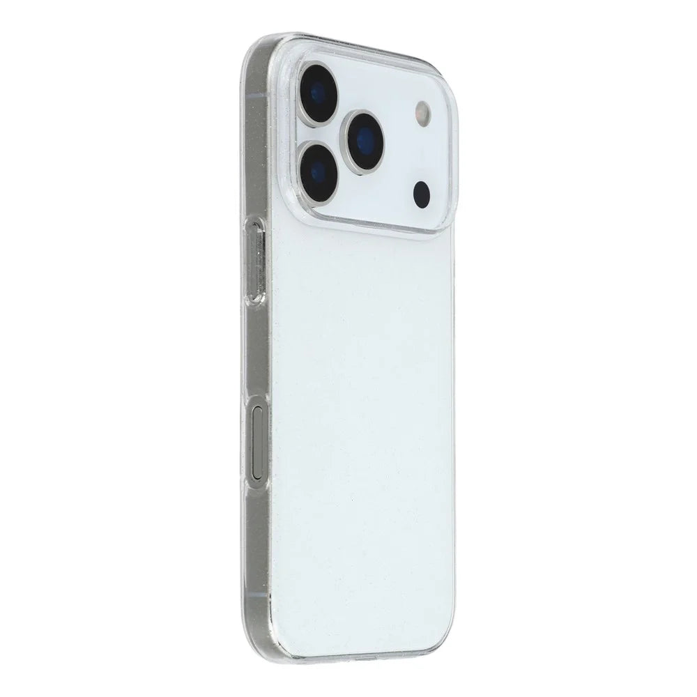 For iPhone 17 Pro Case Glitter Transparent Hard PC Phone Cover - 3