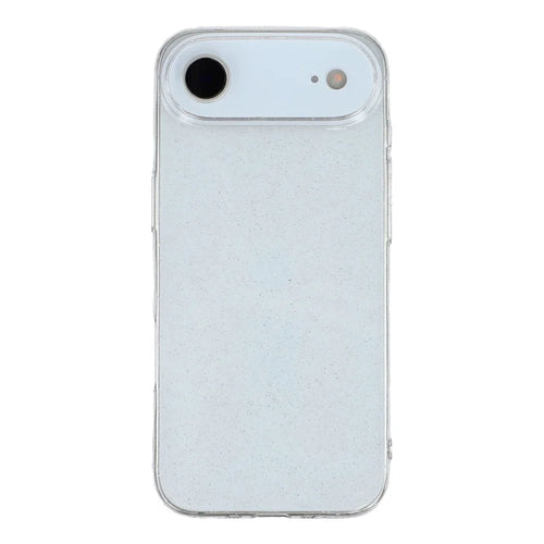 For iPhone Air Case Glitter Transparent Hard PC Phone Cover - 1