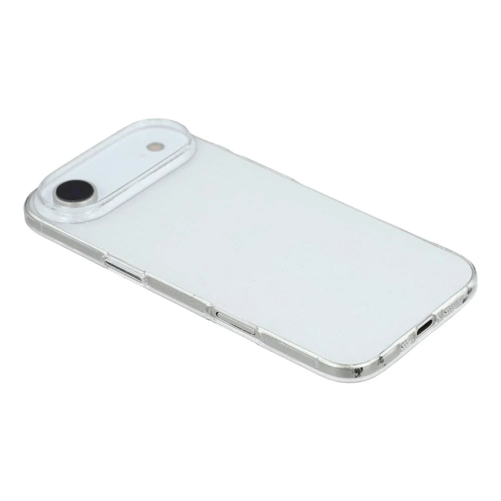 For iPhone Air Case Glitter Transparent Hard PC Phone Cover - 4