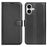 AMORUS For iPhone 17 Wallet Case Litchi Texture Shockproof Leather Flip Stand Phone Cover - Black - 1