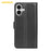 AMORUS For iPhone 17 Wallet Case Litchi Texture Shockproof Leather Flip Stand Phone Cover - Black - 6