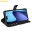 AMORUS For iPhone Air Wallet Case Litchi Texture Shockproof Leather Flip Stand Phone Cover - Black - 3