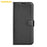 AMORUS For iPhone 18 Pro Max / 17 Pro Max Wallet Case Litchi Texture Shockproof Leather Flip Stand Phone Cover - Black - 5
