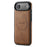 MAGKING K1 Series For iPhone Air Magnetic Case PC + TPU + PU Leather Phone Cover - Brown - 1