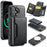 MAGKING K2 Series For iPhone 17 Case Compatible with MagSafe PC + TPU + PU Phone Cover - Black - 1