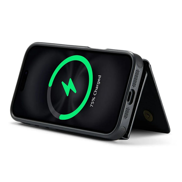 MAGKING K2 Series For iPhone 17 Case Compatible with MagSafe PC + TPU + PU Phone Cover - Black - 5