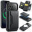 MAGKING K2 Series For iPhone 18 Pro Max / 17 Pro Max Case Compatible with MagSafe PC + TPU + PU Phone Cover - Black - 1