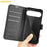AMORUS For Google Pixel 10 Pro XL Wallet Case Litchi Texture Shockproof Leather Flip Stand Phone Cover - Black - 5