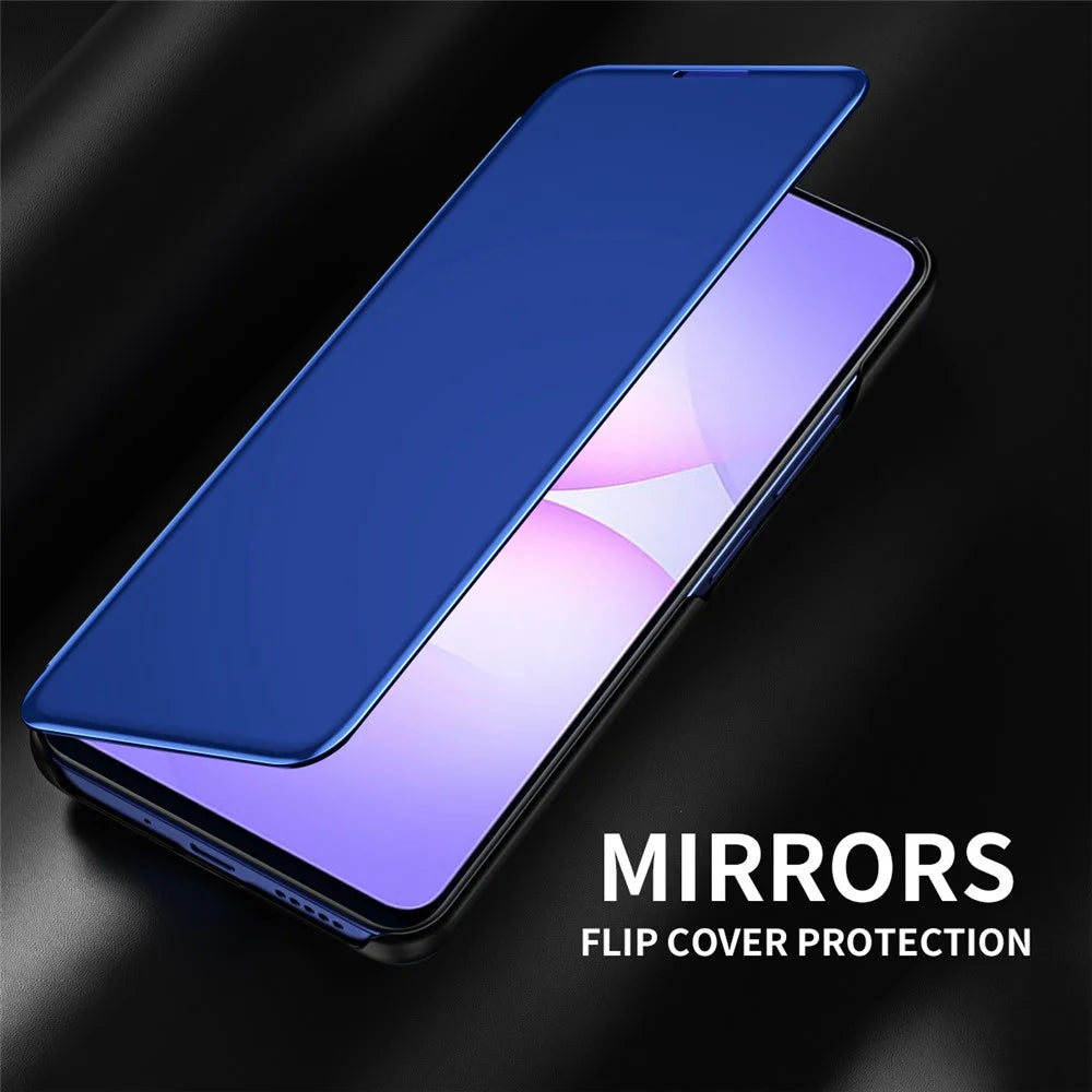 For Samsung Galaxy A07 4G Flip Leather Cover with Stand Full Body Protective Phone Case - Blue - 6