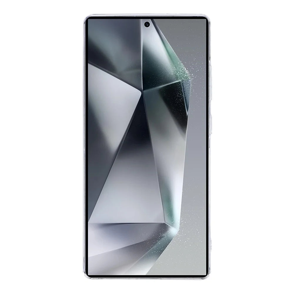 For Samsung Galaxy S24 Ultra Crystal Clear Magnetic Case Hard PC Phone Cover - Transparent White - 2