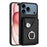 For iPhone 18 Pro Max / 17 Pro Max Case YB Leather Coating Series - Black - 1