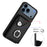 For iPhone 18 Pro Max / 17 Pro Max Case YB Leather Coating Series - Black - 7