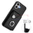 For iPhone 17 Case YB Leather Coating Series - Black - 7