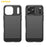 AMORUS For iPhone 17 Pro Max Case Carbon Fiber Texture Brushed Protective Phone Cover - Black - 2