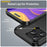 AMORUS For iPhone 17 Pro Max Case Carbon Fiber Texture Brushed Protective Phone Cover - Black - 6