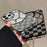 For iPhone 16 Pro Max Case Geometric Diamond Pattern Rhinestone Decor Electroplating TPU Phone Cover - Black - 3