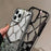 For iPhone 16 Pro Max Case Geometric Diamond Pattern Rhinestone Decor Electroplating TPU Phone Cover - Black - 4