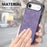 For iPhone Air Case Shockproof Slim Retro Leather Phone Back Cover - Purple - 4