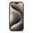 For iPhone 15 Pro Max Case Leopard Print TPU Shockproof Phone Cover - Coffee - 2