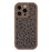 For iPhone 15 Pro Max Case Leopard Print TPU Shockproof Phone Cover - Coffee - 3