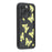 For iPhone 14 Pro Max Case Butterfly Print TPU Shockproof Phone Back Cover - Yellow - 1