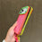For iPhone 18 Pro / 17 Pro Case Clear Contrasting Colors Shockproof TPU Phone Back Cover with Wrist Strap - Yellow - 3