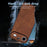 AZNS For iPhone Air Case Protective PU Leather Covered TPU Phone Shell - Brown - 4