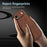 AZNS For iPhone Air Case Protective PU Leather Covered TPU Phone Shell - Brown - 7