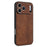 AZNS For iPhone 18 Pro / 17 Pro Case Protective PU Leather Covered TPU Phone Shell - Brown - 2