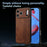 AZNS For iPhone 18 Pro / 17 Pro Case Protective PU Leather Covered TPU Phone Shell - Brown - 3