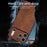 AZNS For iPhone 18 Pro / 17 Pro Case Protective PU Leather Covered TPU Phone Shell - Brown - 4