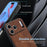 AZNS For iPhone 18 Pro / 17 Pro Case Protective PU Leather Covered TPU Phone Shell - Brown - 5