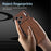 AZNS For iPhone 18 Pro / 17 Pro Case Protective PU Leather Covered TPU Phone Shell - Brown - 7