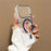 For iPhone 17 Pro Case Compatible with MagSafe Hard PC Phone Back Cover with Wrist Strap - Sapphire - 3